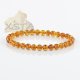 Baltic amber rounded bracelet